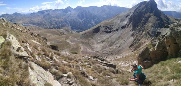 Descent from Puig Pedros