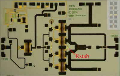 chip photograph of the mmic